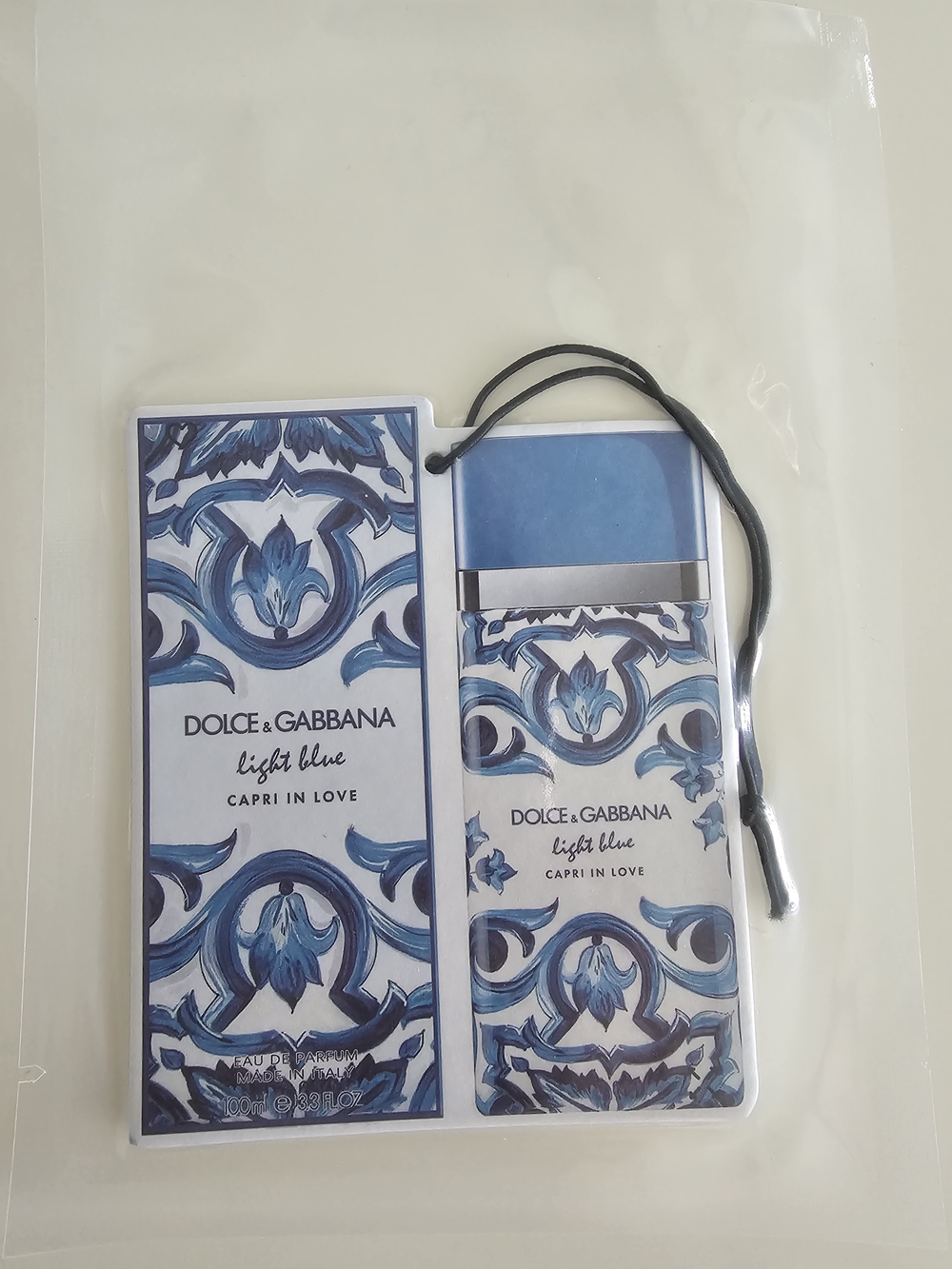Dolce & Gabbana Light Blue Air Freshner